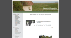Desktop Screenshot of baumgartl-immobilien.de