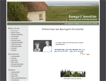 Tablet Screenshot of baumgartl-immobilien.de